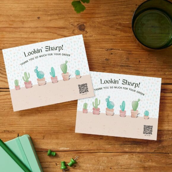 Thank You Note Card for Small Business - Picture 2 of 4